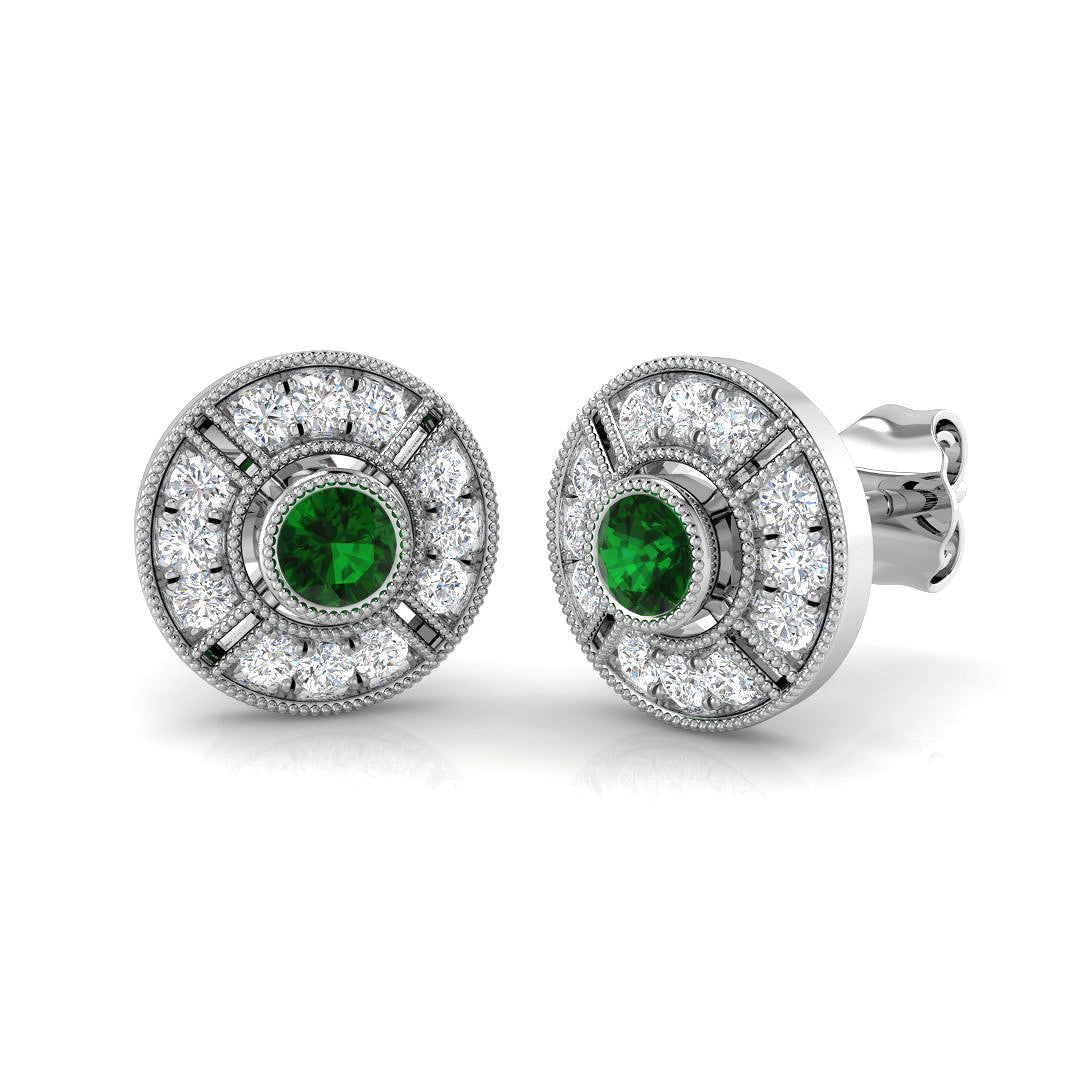 SE4950 — Earrings - 9k White Gold