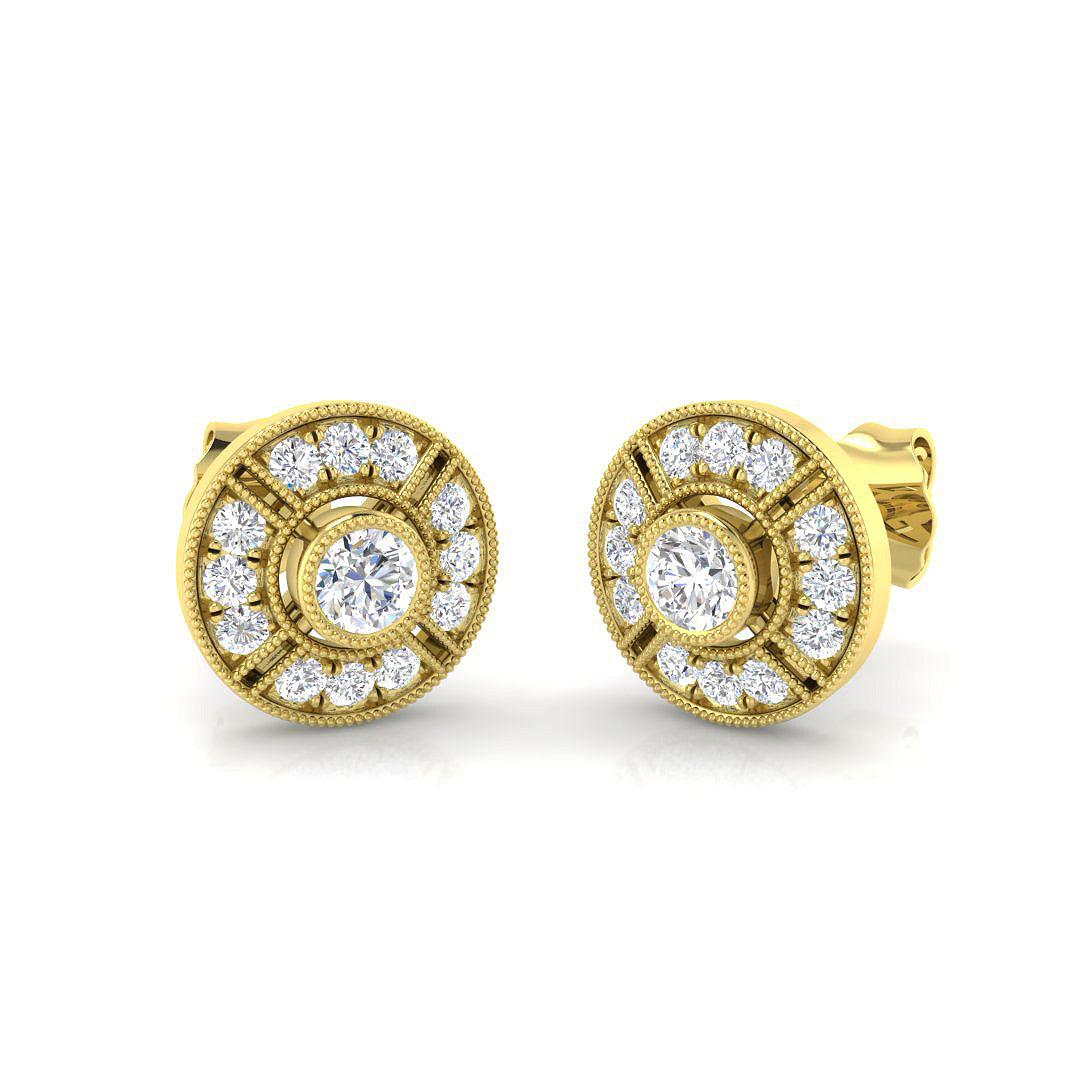 SE4950 — Earrings - 9k Yellow Gold