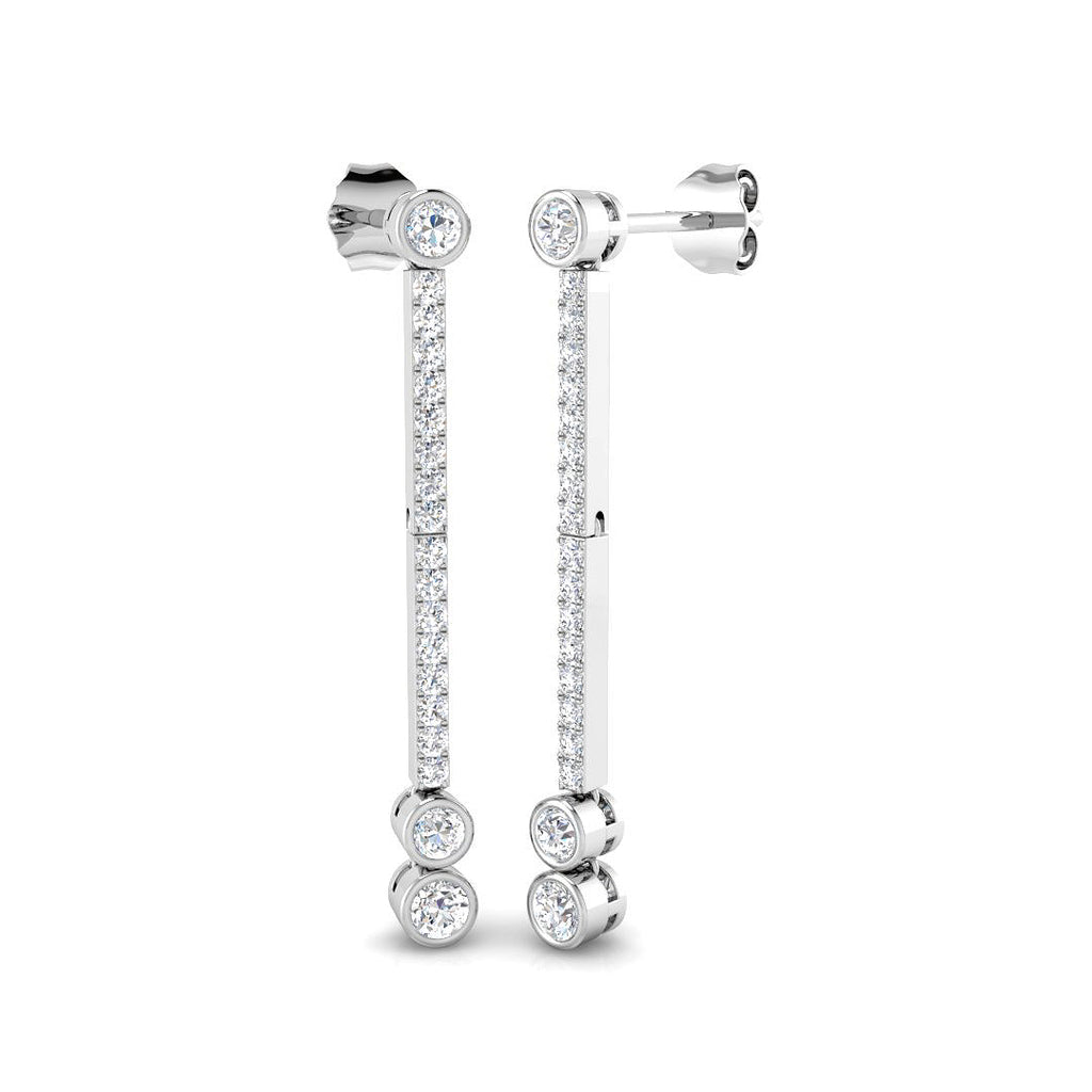 SE4952 — Earrings - 9k White Gold