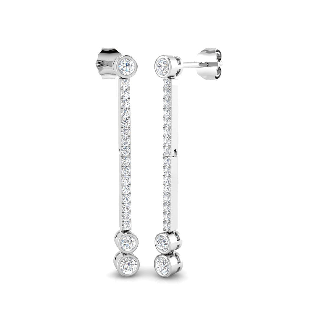 SE4952 — Earrings - 9k White Gold