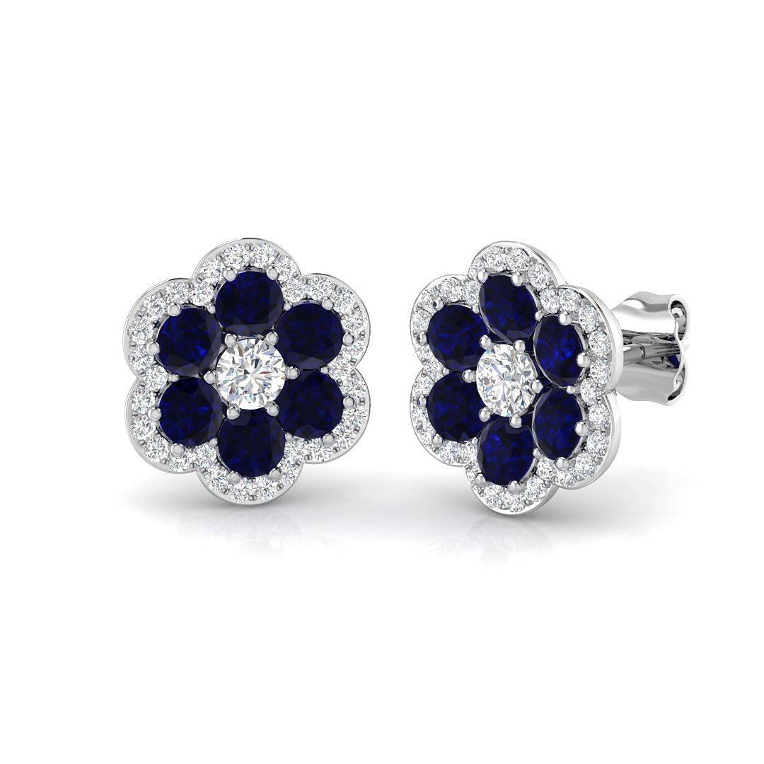 SE4953 — Earrings - 9k White Gold