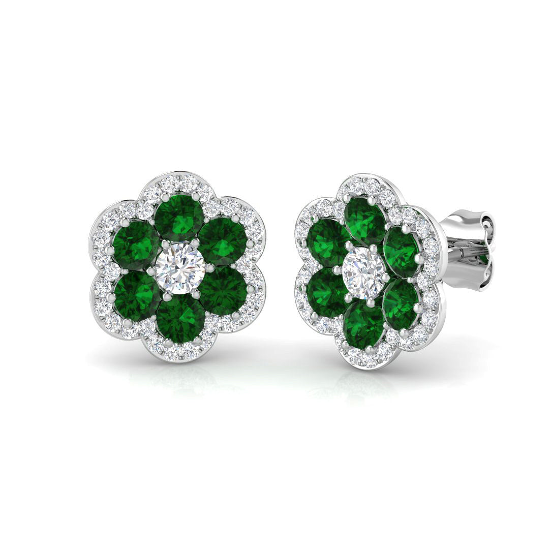 SE4953 — Earrings - 9k White Gold