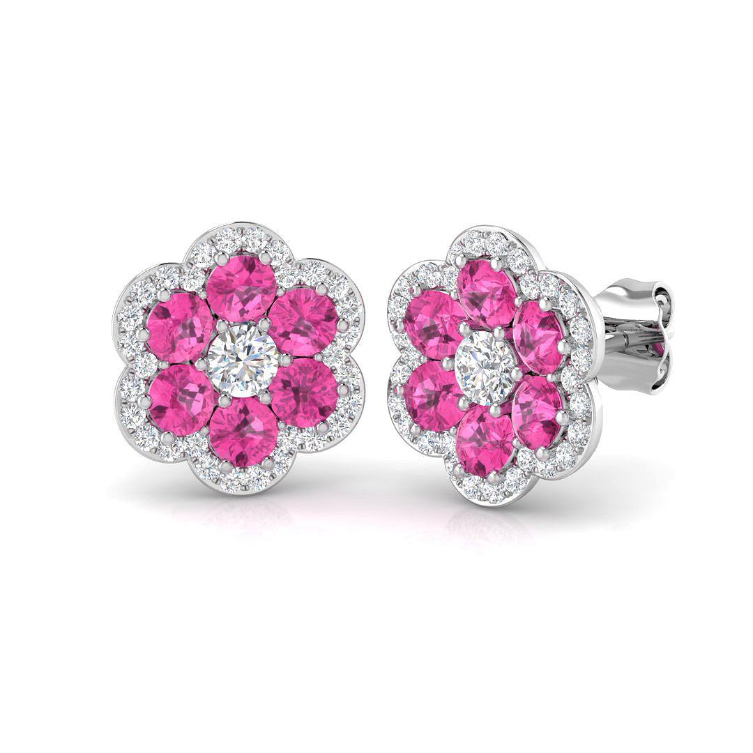 SE4953 — Earrings - 9k White Gold