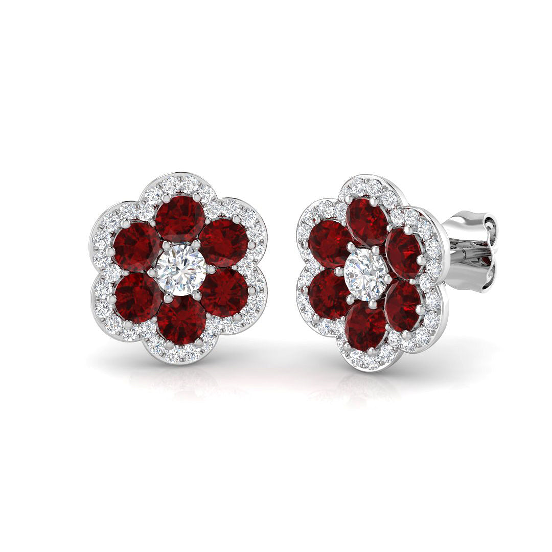 SE4953 — Earrings - 9k White Gold