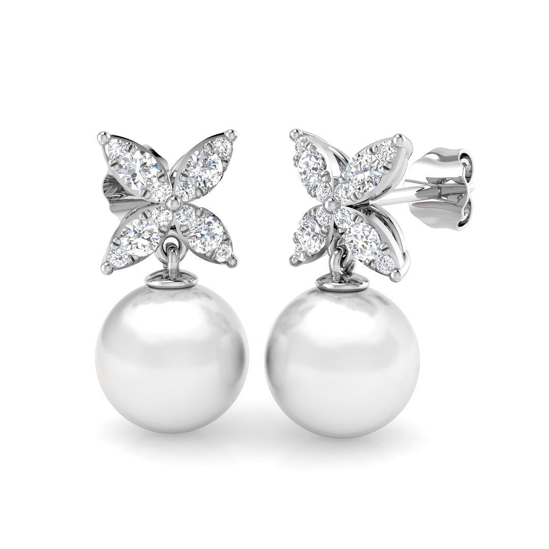 SE4957 — Earrings - 9k White Gold