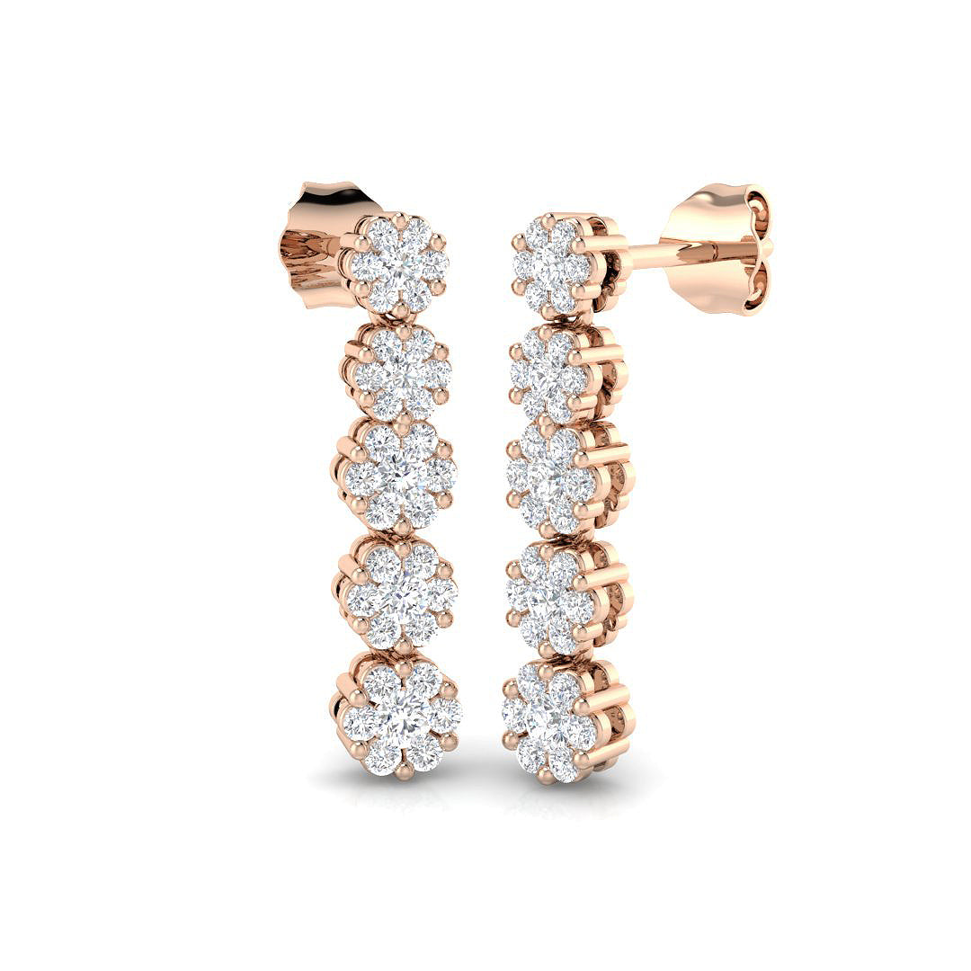 SE4972 — Earrings - 9k Rose Gold