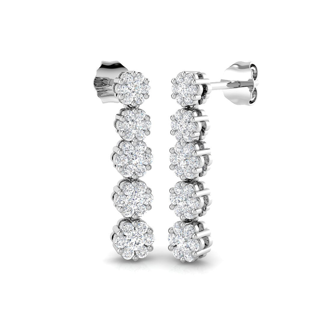 SE4972 — Earrings - 9k White Gold