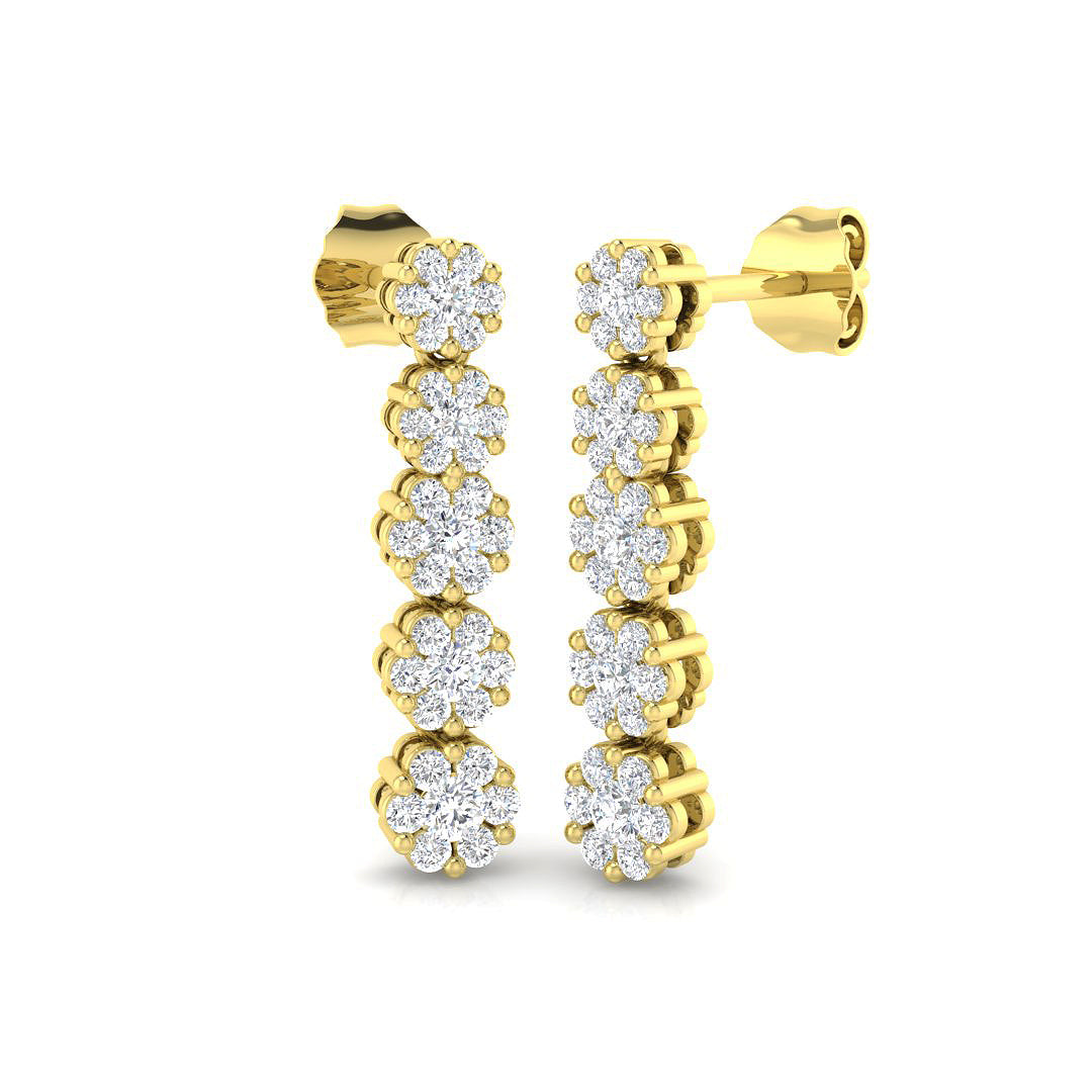 SE4972 — Earrings - 9k Yellow Gold