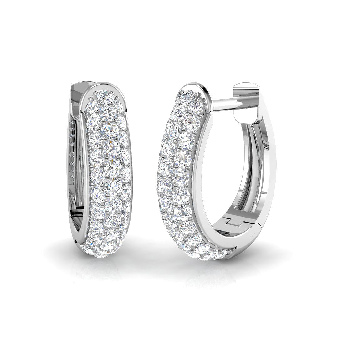 SE4979 — Earrings - 9k White Gold