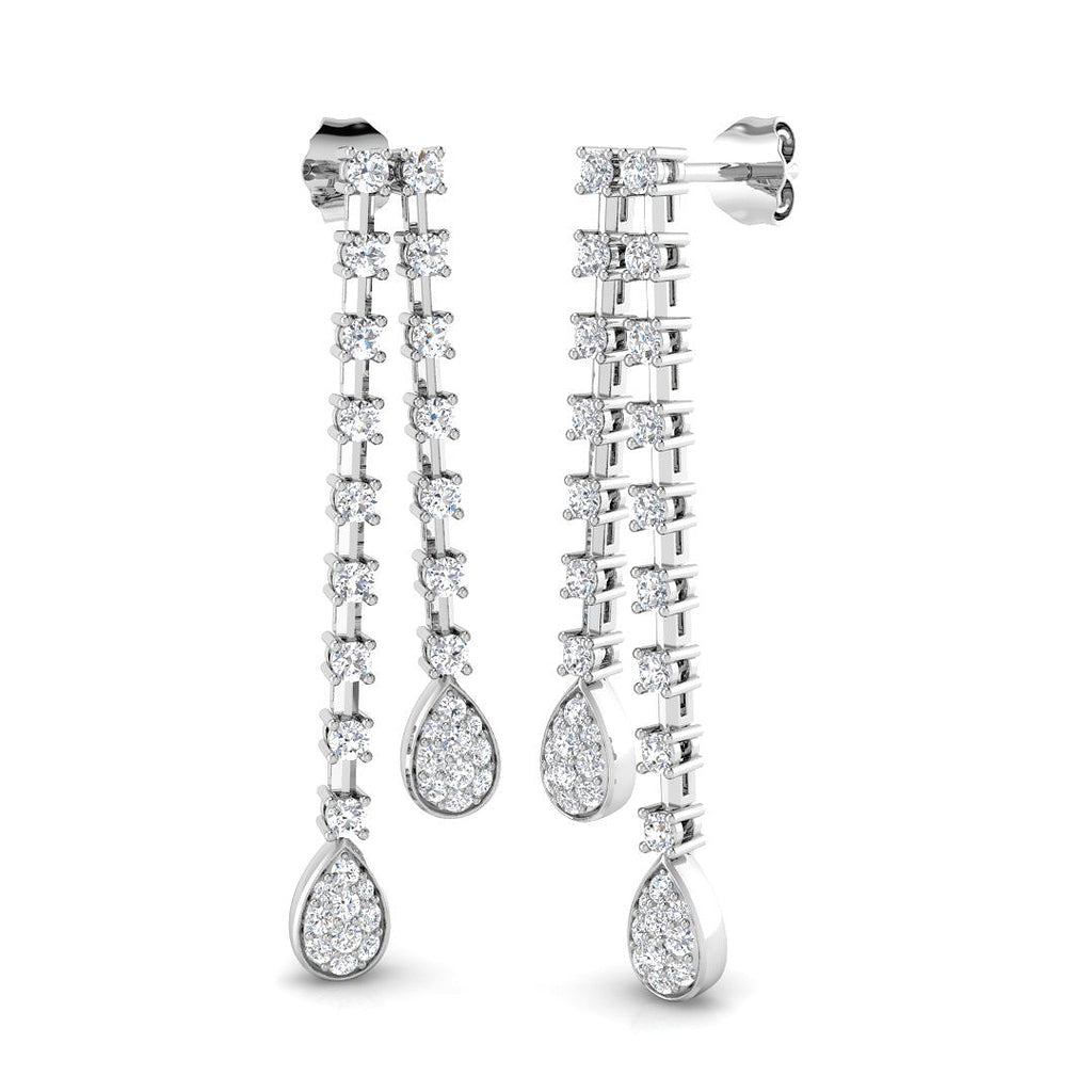 SE4993 — Earrings - 9k White Gold