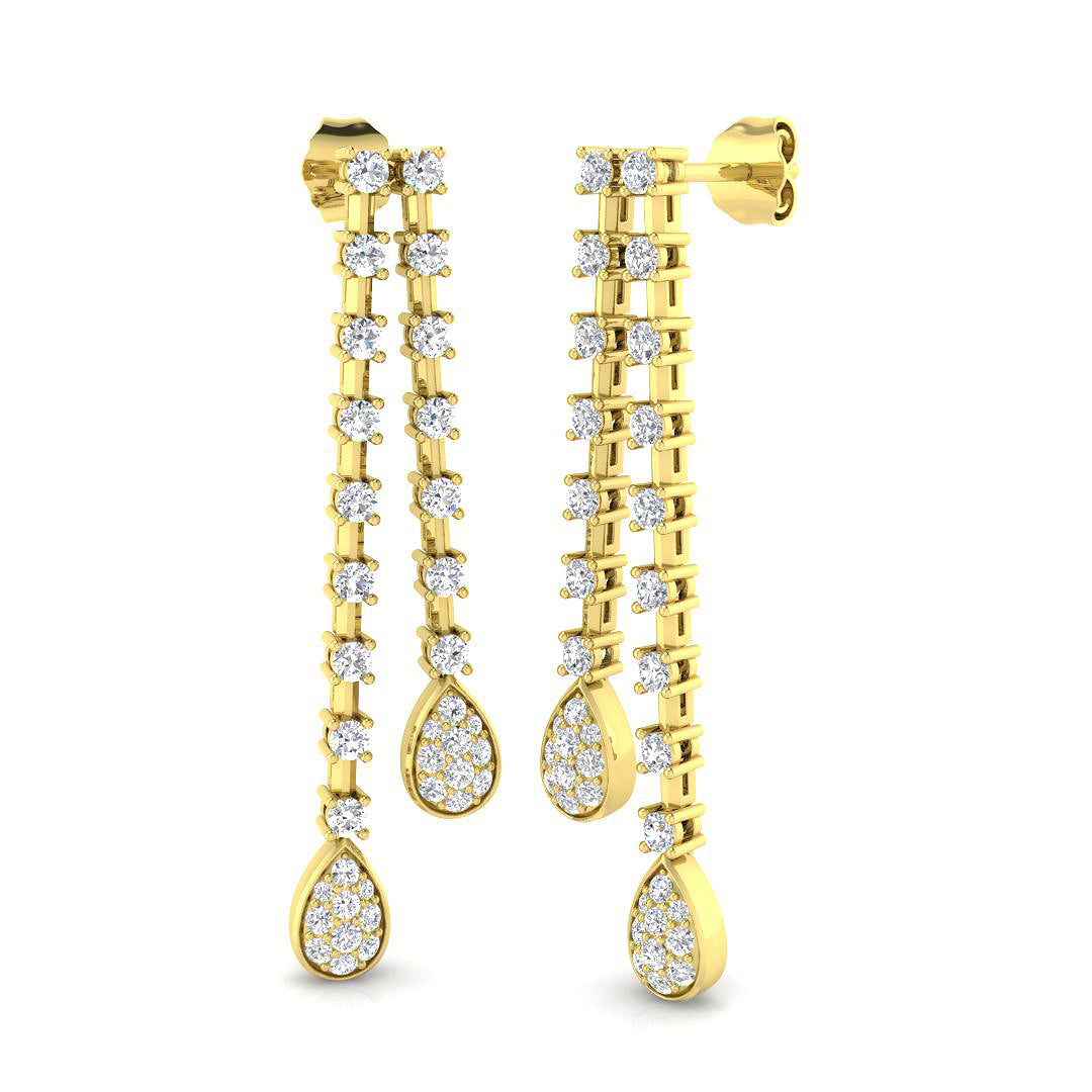 SE4993 — Earrings - 9k Yellow Gold
