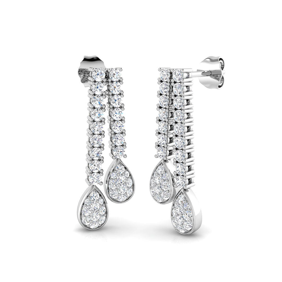 SE4999 — Earrings - 9k White Gold