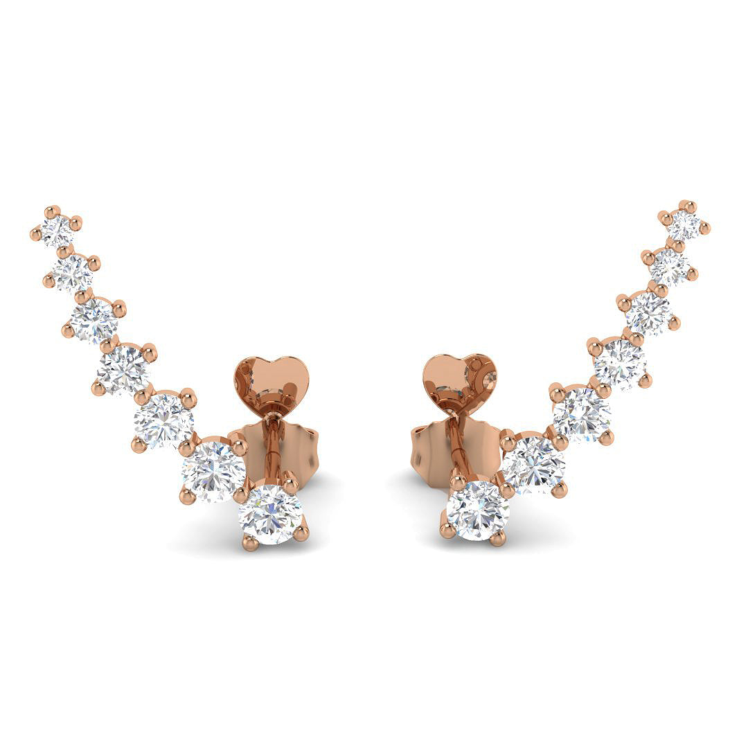 SE5019 — Earrings - 9k Rose Gold