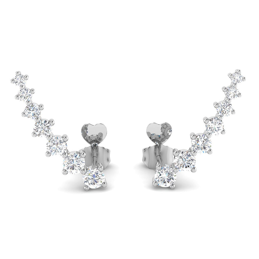 SE5019 — Earrings - 9k White Gold