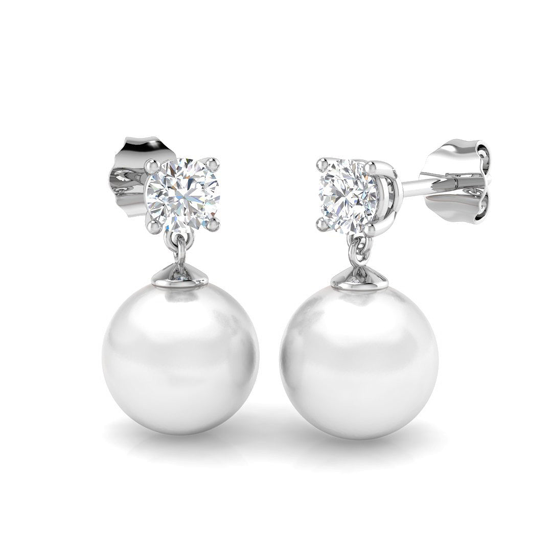 SE5035 — Earrings - 9k White Gold