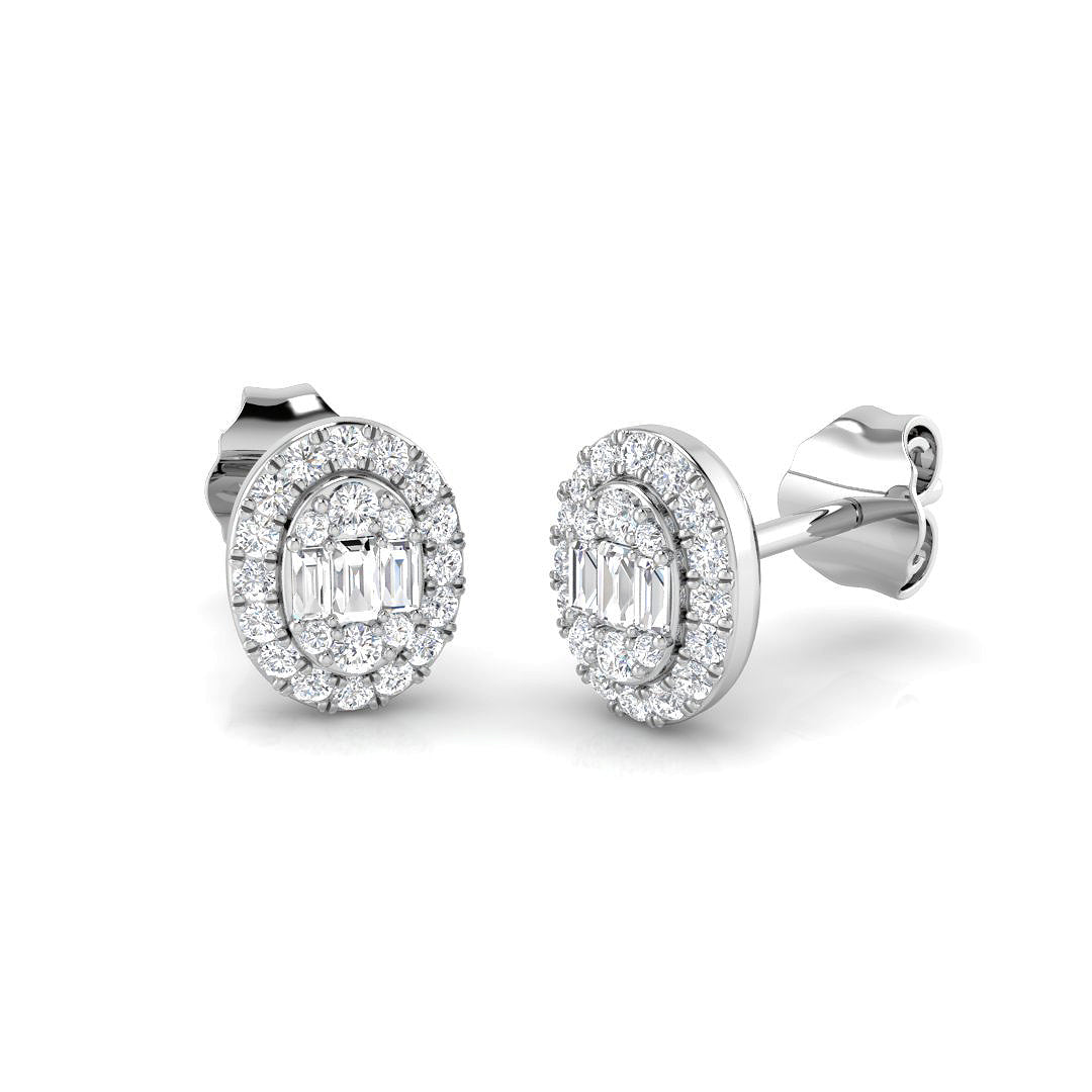 SE5059 — Earrings - 9k White Gold