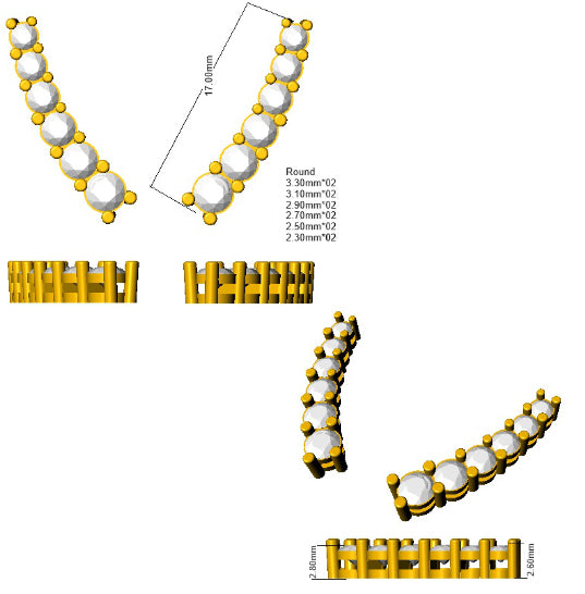 SE5067 — Earrings - 18k White Gold detail