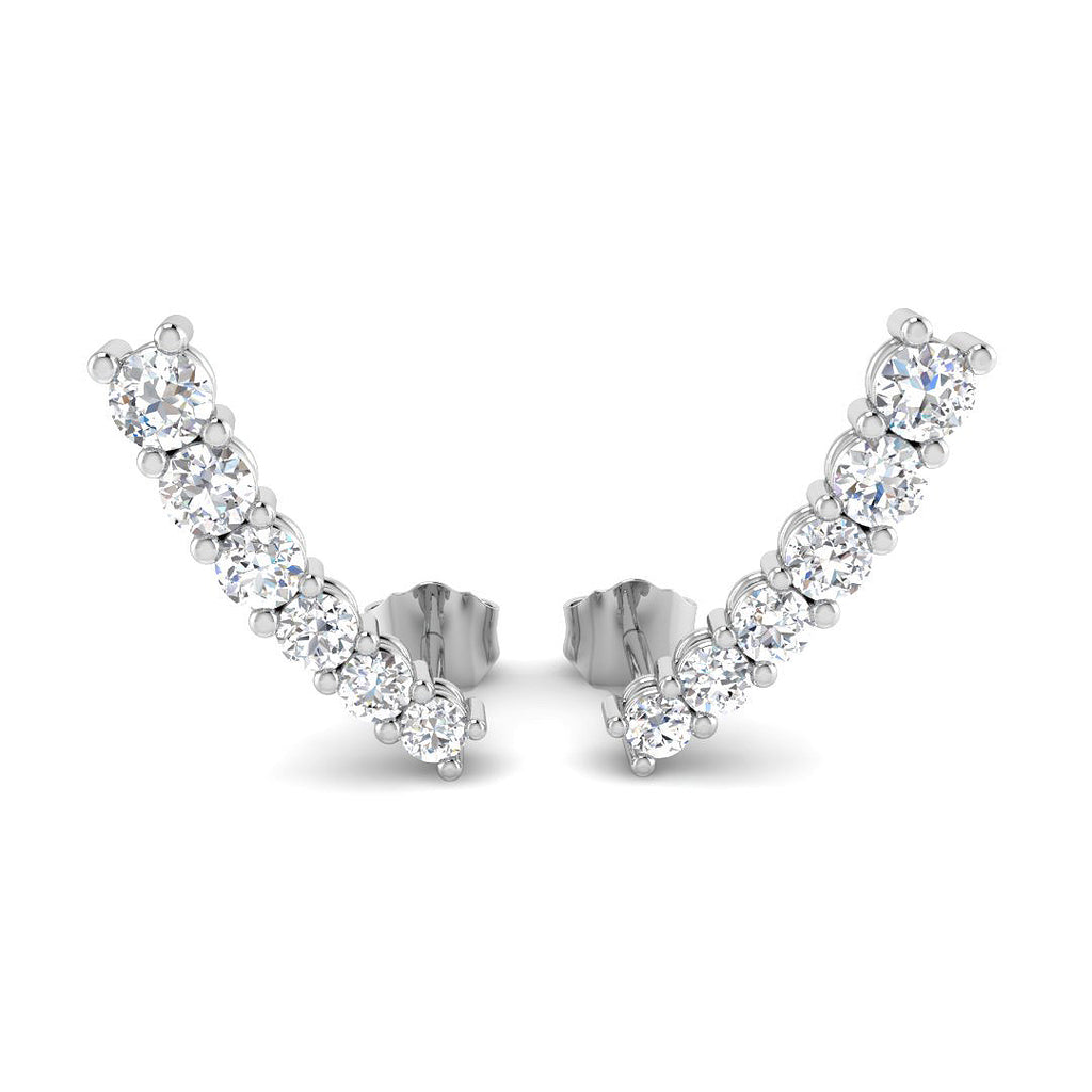 SE5067 — Earrings - 9k White Gold