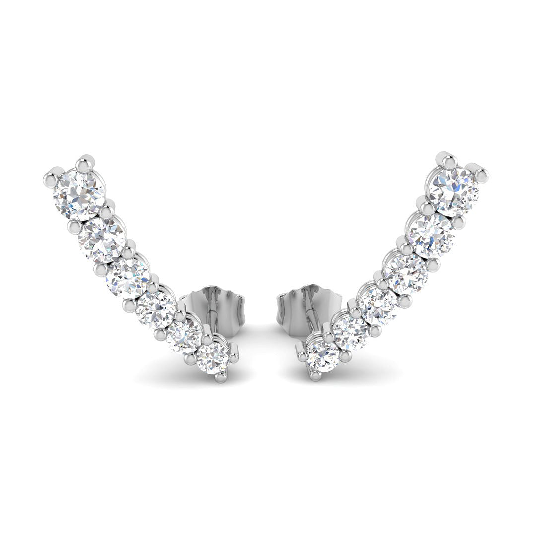 SE5067 — Earrings - 9k White Gold