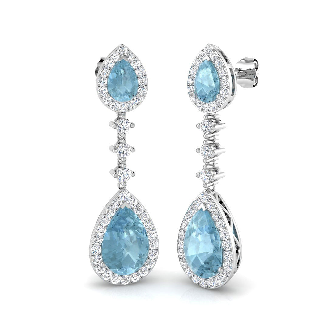 SE5072 — Earrings - 9k White Gold
