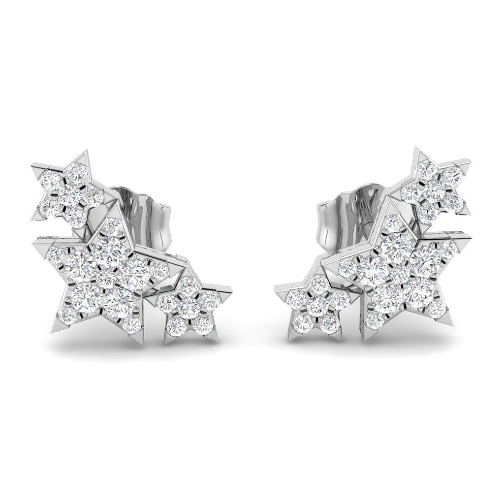 SE5081 — Earrings - 9 KT White Gold