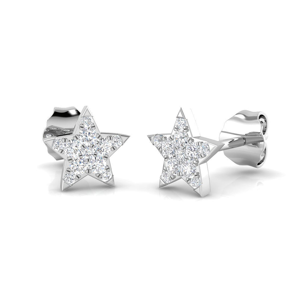 SE5083 — Earrings - 9k White Gold
