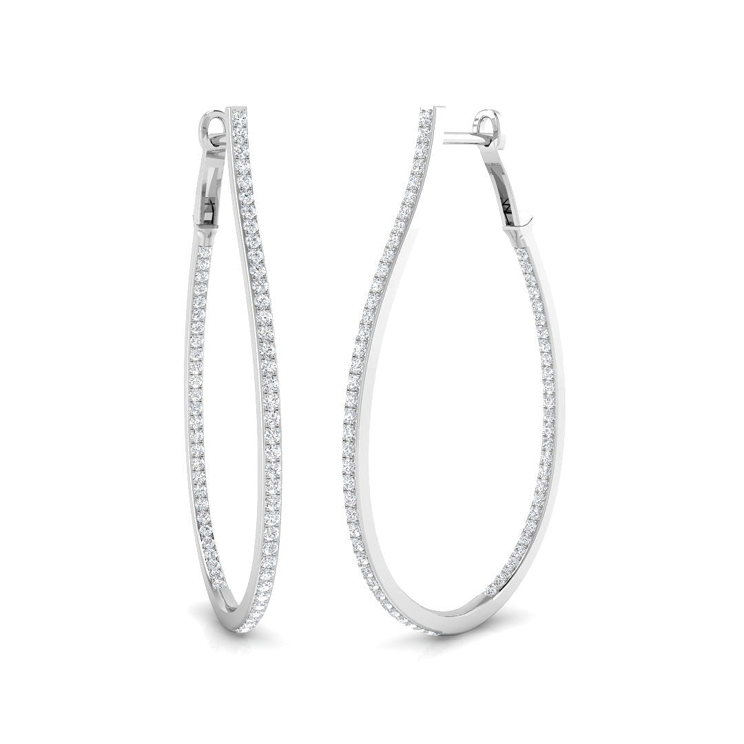SE5111 — Earrings - 9k White Gold