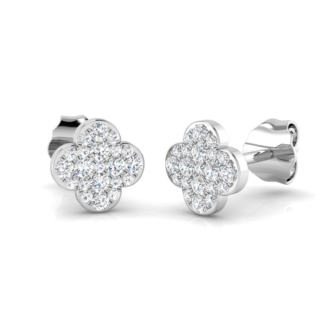 SE5118 — Earrings - 9k White Gold