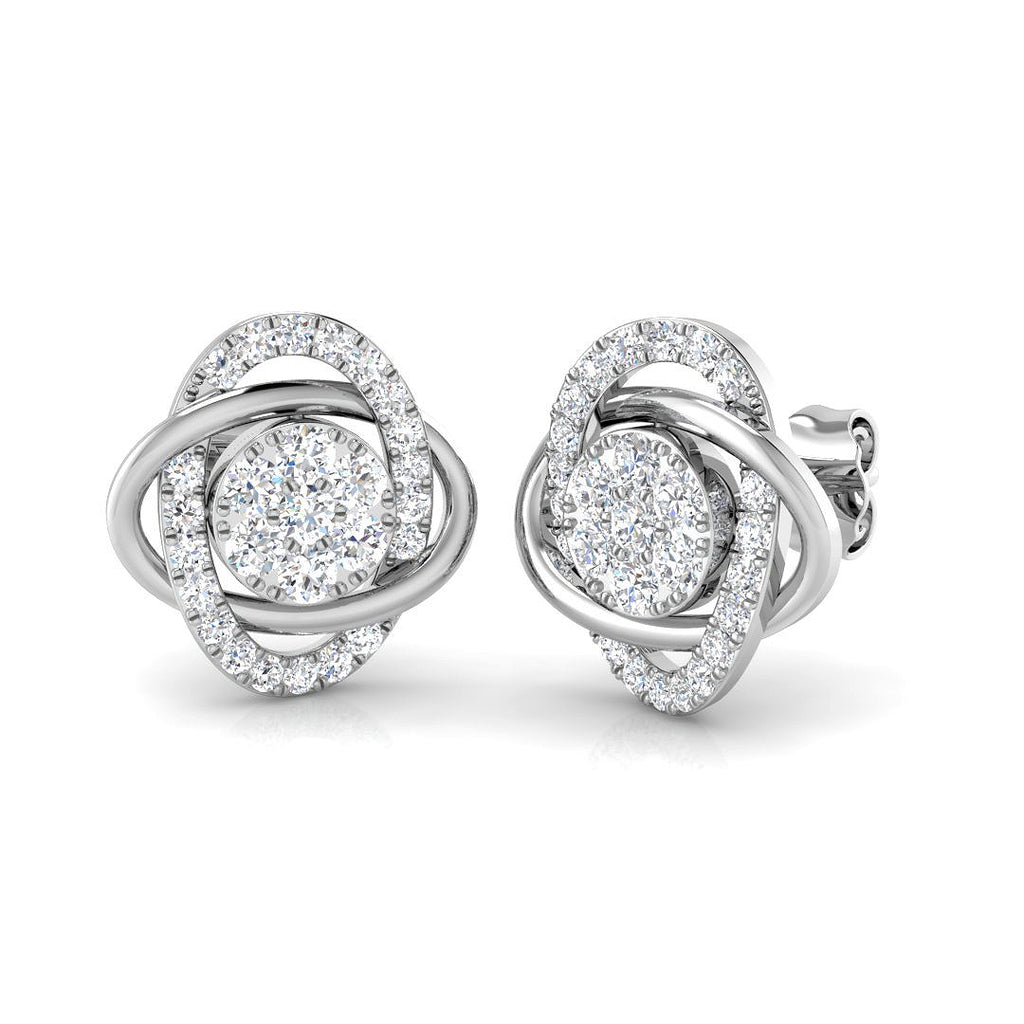SE5149 — Earrings - 9k White Gold