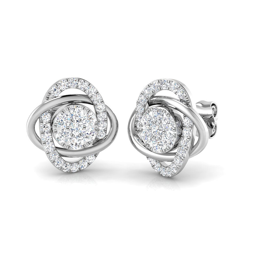 SE5149 — Earrings - 9k White Gold