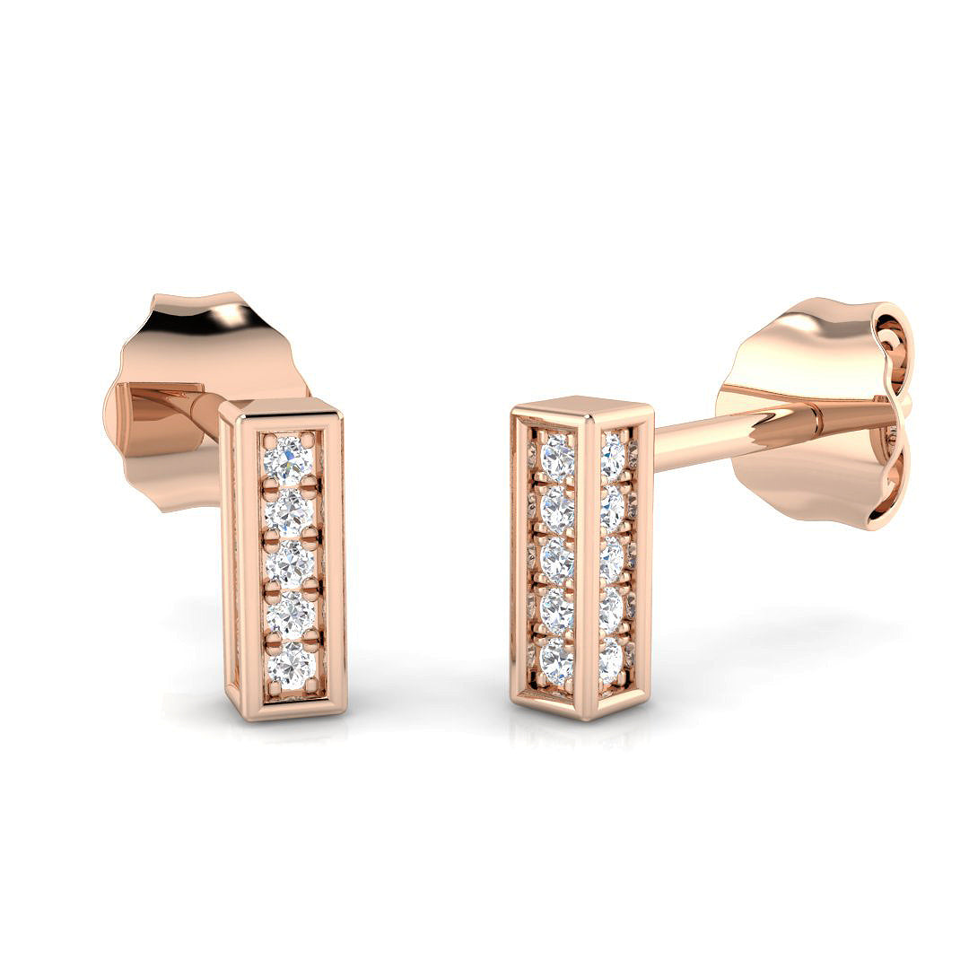 SE5155 — Earrings - 9k Rose Gold