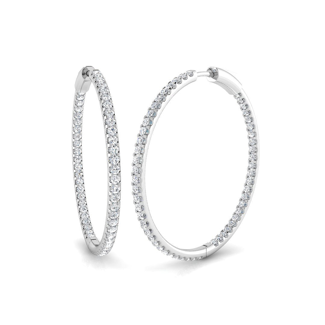 SE5168 — Earrings - 9k White Gold