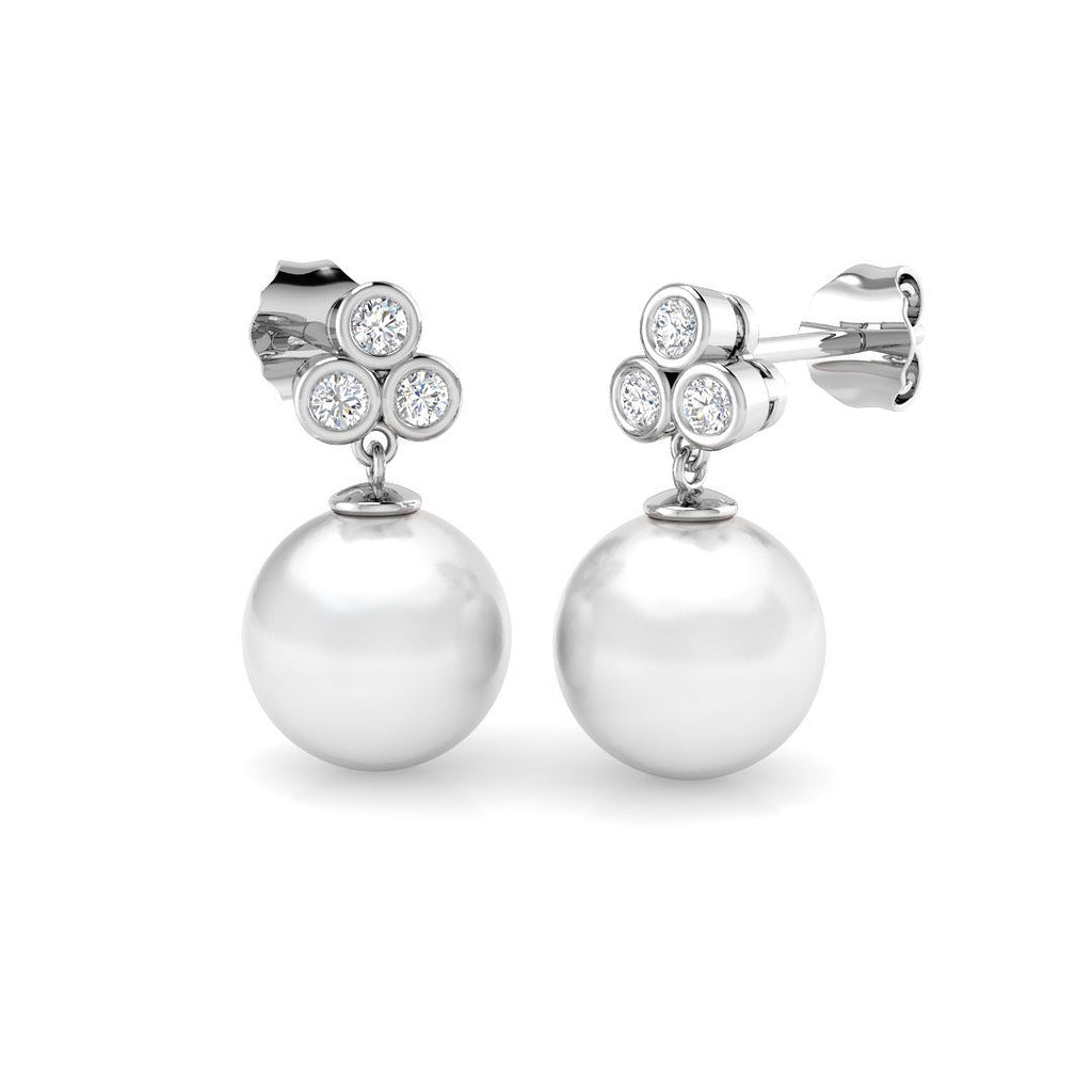 SE5182A — Earrings - 9k White Gold