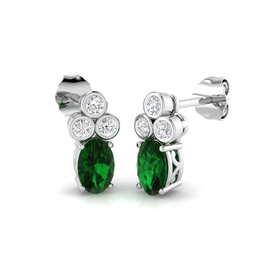 SE5182 — Earrings - 9k White Gold