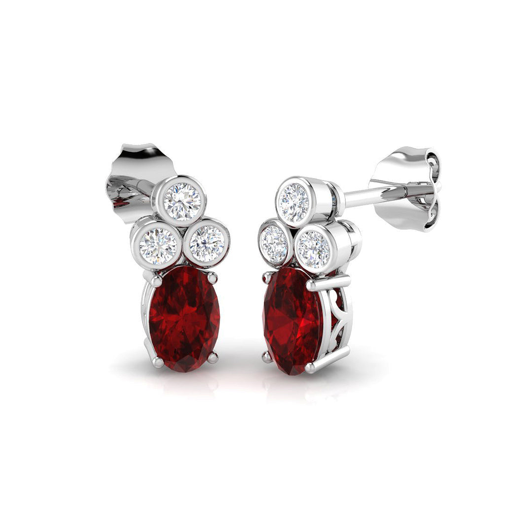 SE5182 — Earrings - 9k White Gold