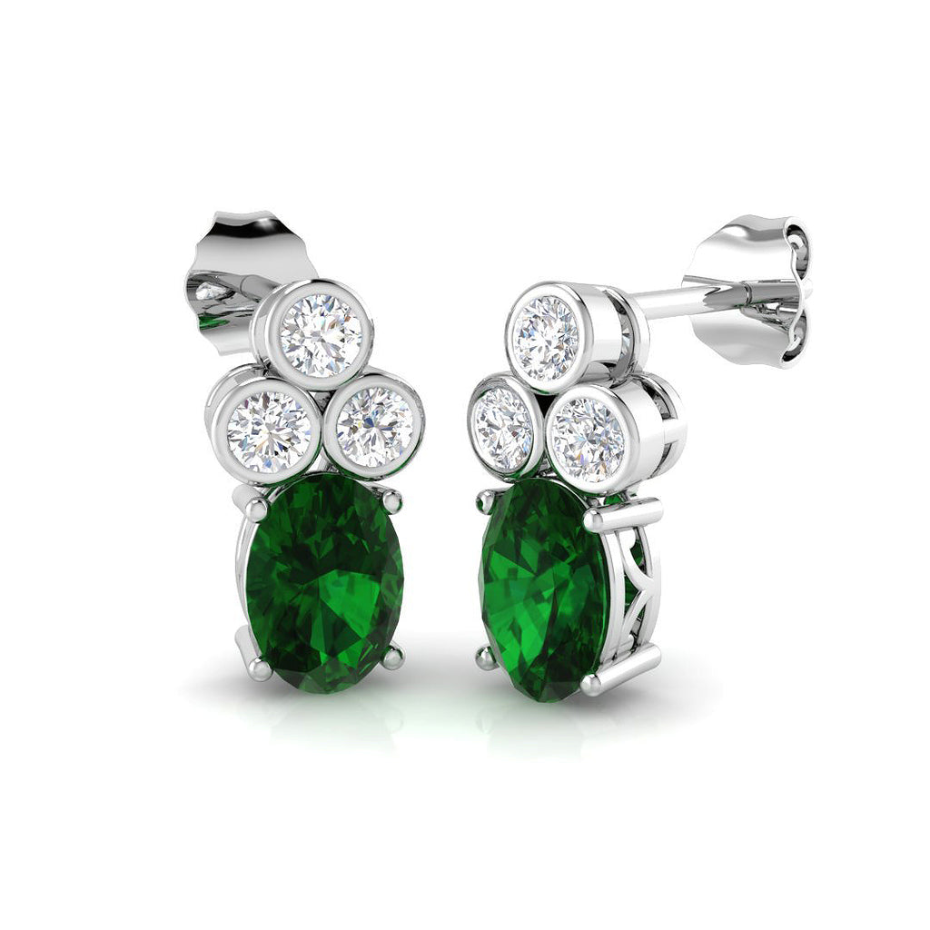 SE5183 — Earrings - 9k White Gold