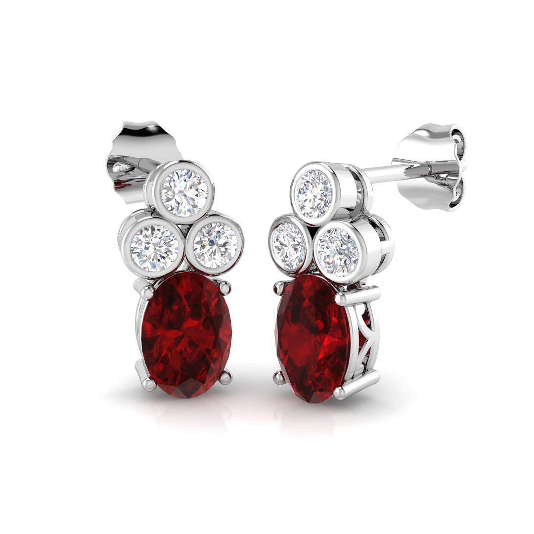 SE5183 — Earrings - 9k White Gold