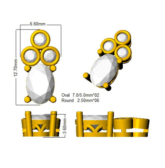 SE5183 — Earrings - 18k White Gold detail