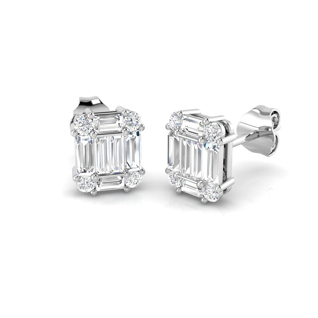 SE5197 — Earrings - 9k White Gold