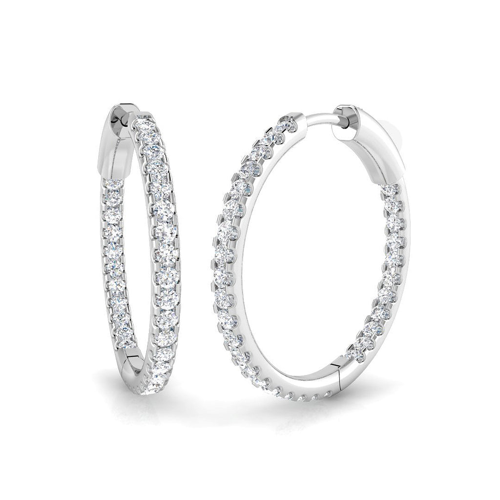 SE5199 — Earrings - 9k White Gold