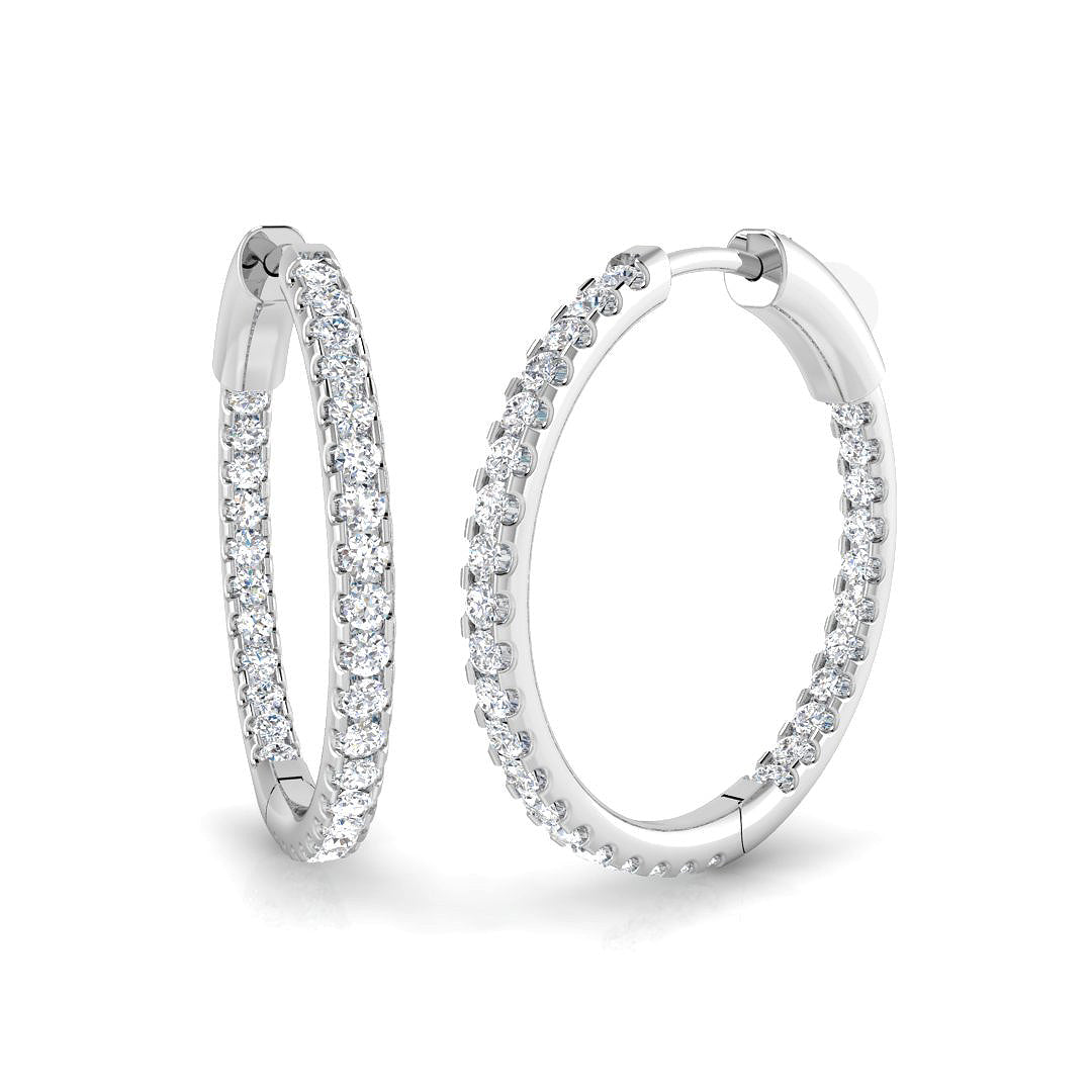 SE5199 — Earrings - 9k White Gold