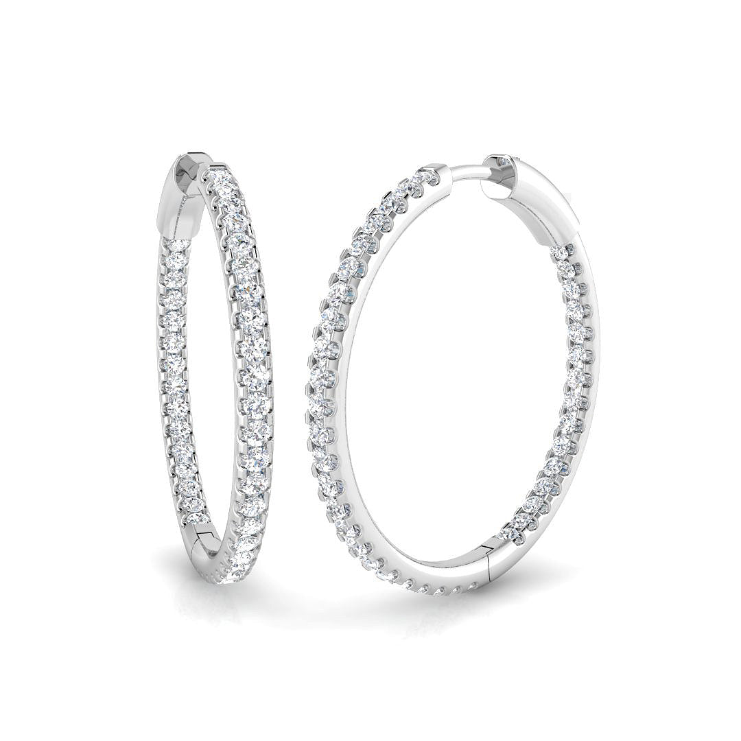 SE5200 — Earrings - 9k White Gold