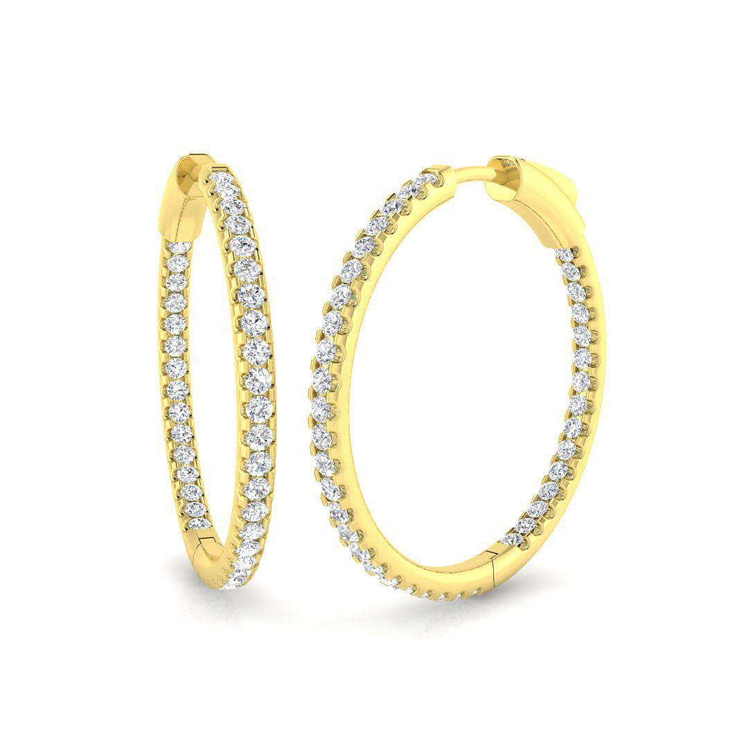 SE5200 — Earrings - 9k Yellow Gold