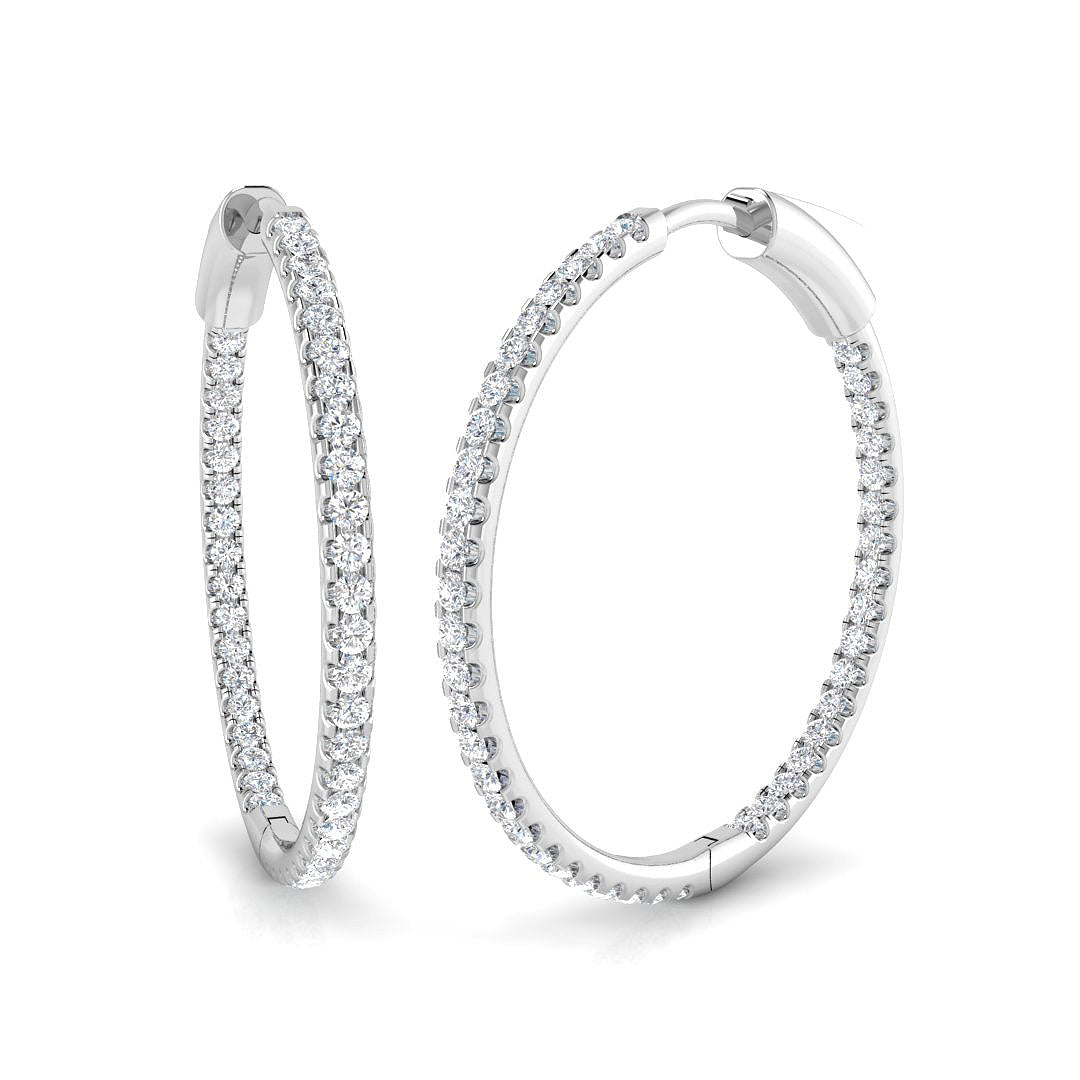 SE5250 — Earrings - 9k White Gold