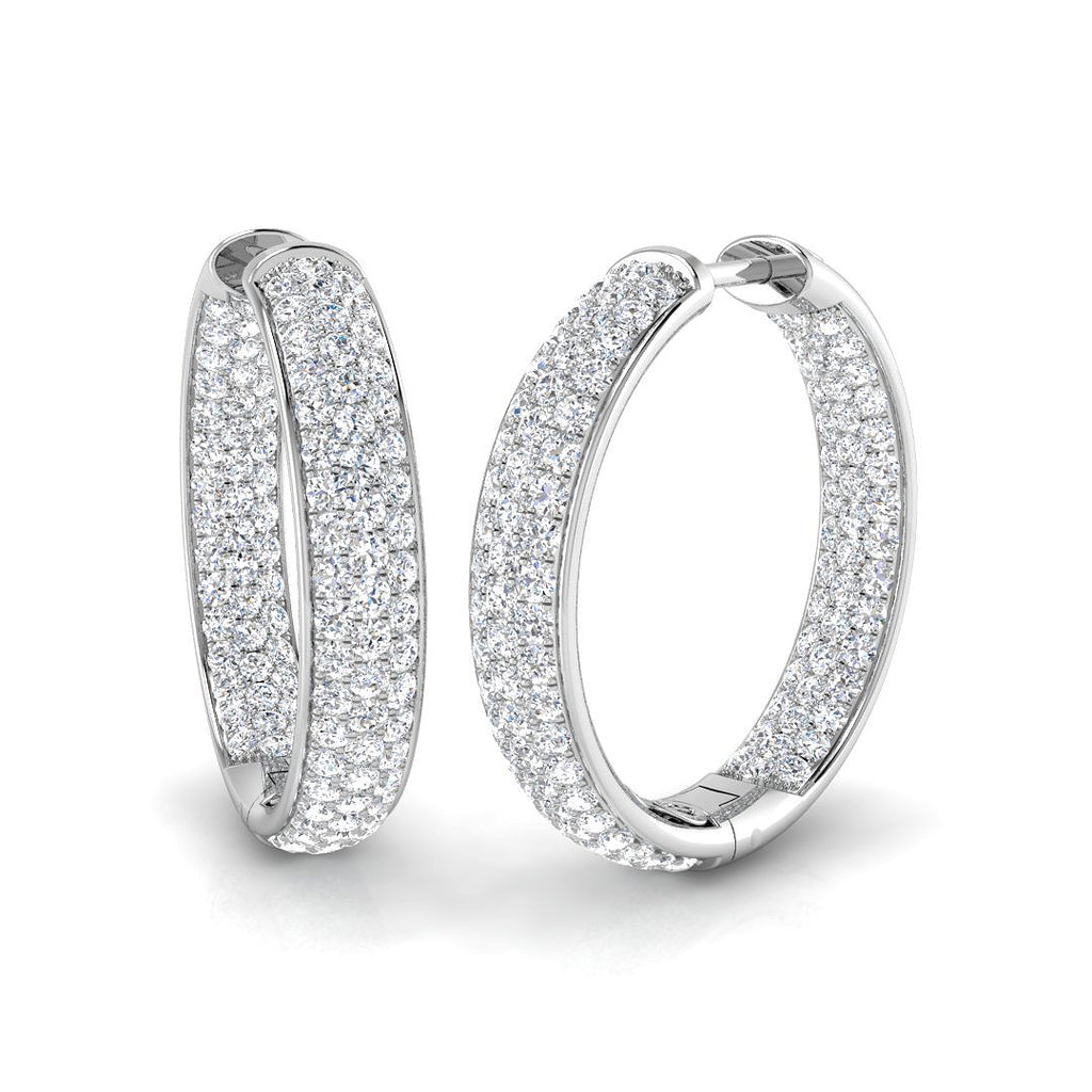 SE5252 — Earrings - 9k White Gold