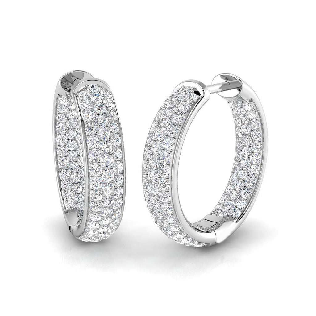 SE5253 — Earrings - 9k White Gold