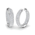 SE5253 — Earrings - 9k White Gold