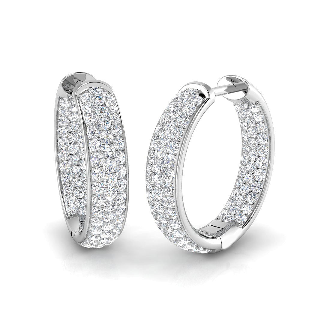 SE5253 — Earrings - 9k White Gold