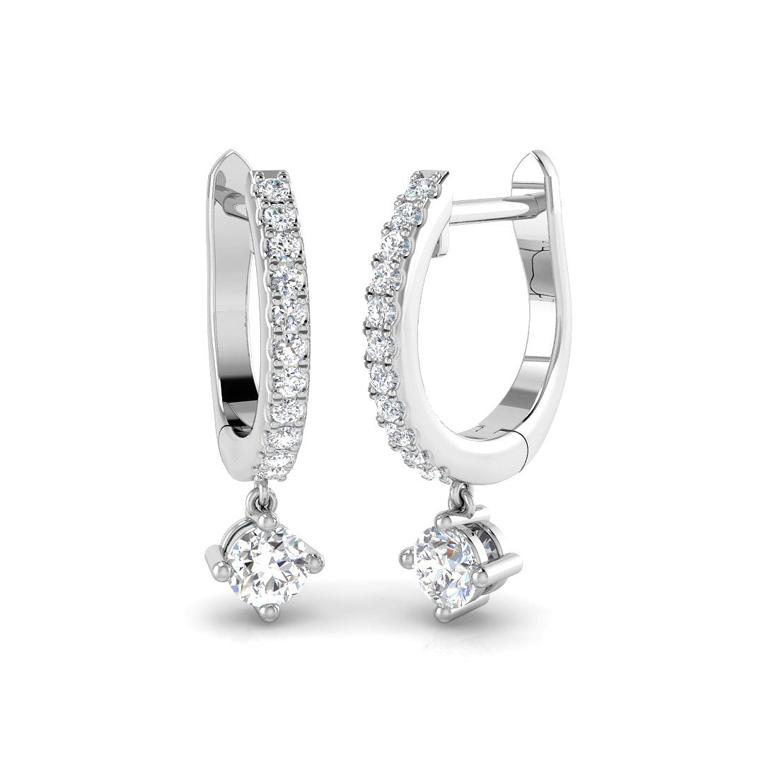 SE5260 — Earrings - 9k White Gold