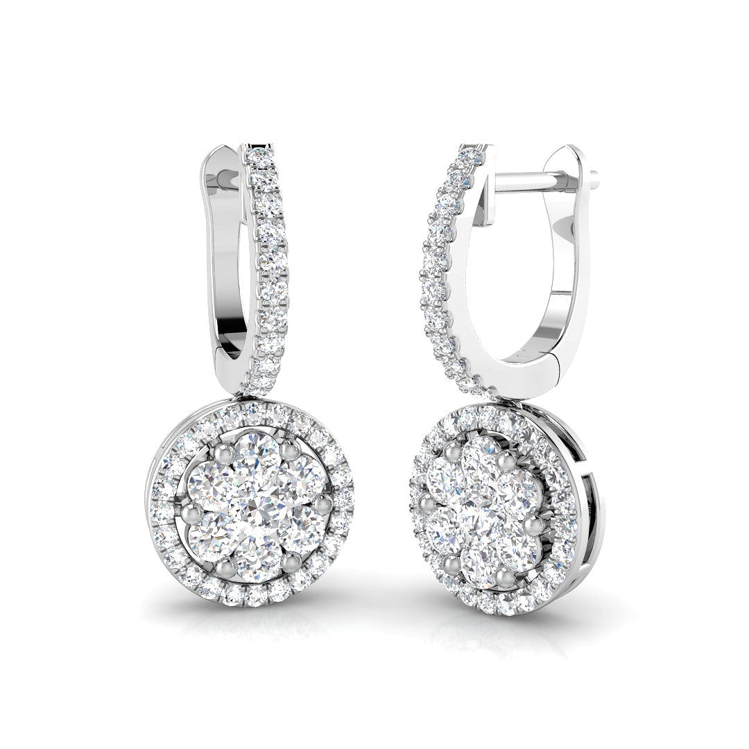 SE5264 — Earrings - 9k White Gold